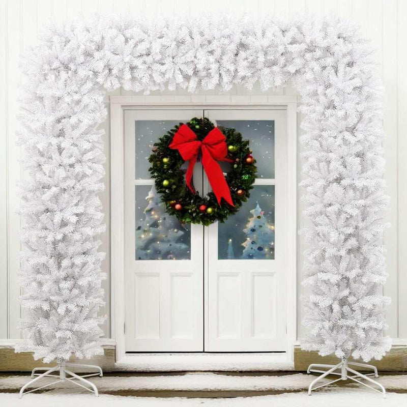 Afbeelding laden in galerijviewer, Vidaxl kerstboog 240 cm wit
