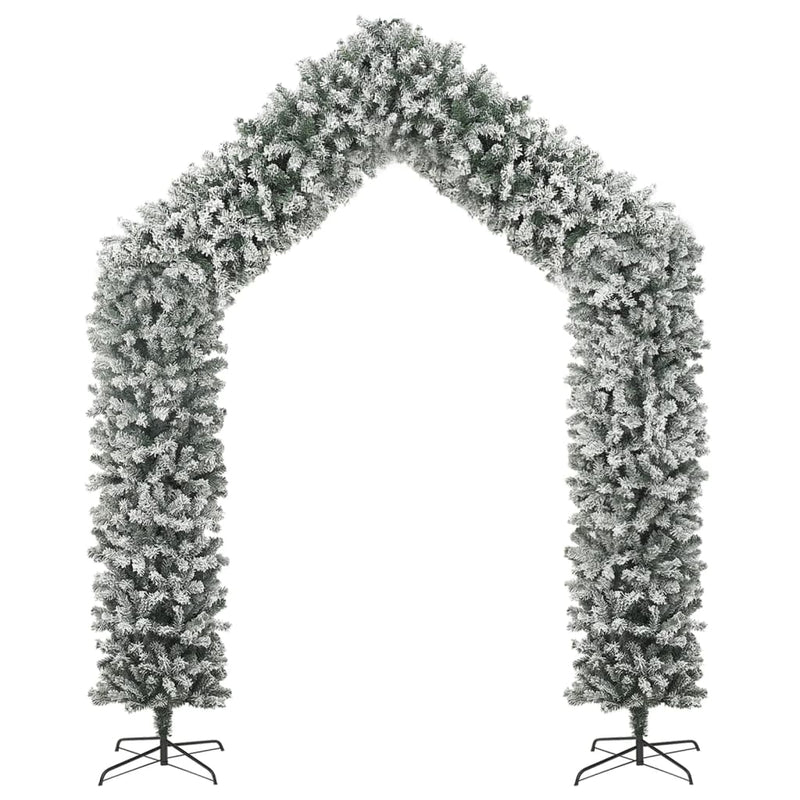 Afbeelding laden in galerijviewer, Vidaxl kerstboog met sneeuwvlokken 270 cm
