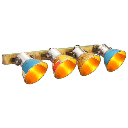 Vidaxl wandlamp industrieel e27 90x25 cm meerkleurig
