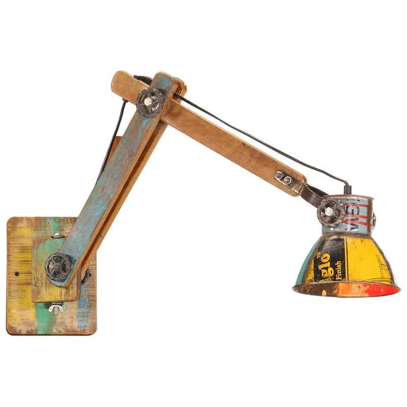 Afbeelding laden in galerijviewer, Vidaxl wandlamp industrieel rond e27 meerkleurig
