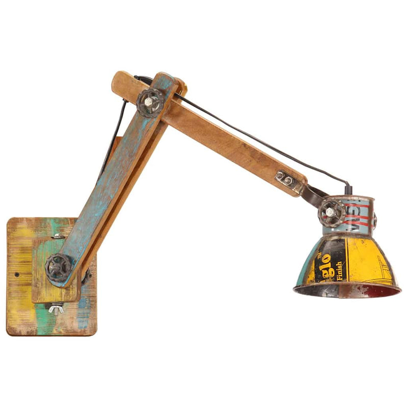 Afbeelding laden in galerijviewer, Vidaxl wandlamp industrieel rond e27 meerkleurig
