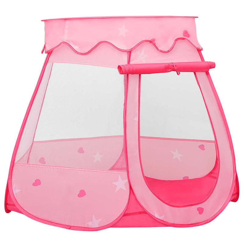 Afbeelding laden in galerijviewer, Vidaxl kinderspeeltent 102x102x82 cm roze
