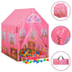 Vidaxl kinderspeeltent 69x94x104 cm roze