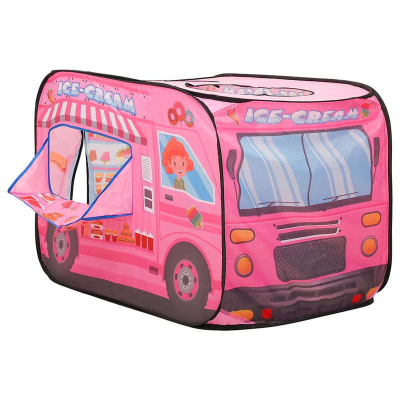 Afbeelding laden in galerijviewer, Vidaxl kinderspeeltent 70x112x70 cm roze
