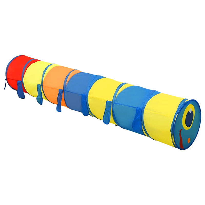 Afbeelding laden in galerijviewer, Vidaxl kinderspeeltunnel 245 cm polyester meerkleurig
