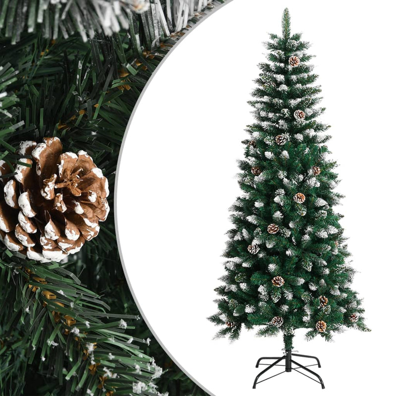 Afbeelding laden in galerijviewer, Vidaxl kunstkerstboom met standaard 150 cm pvc groen

