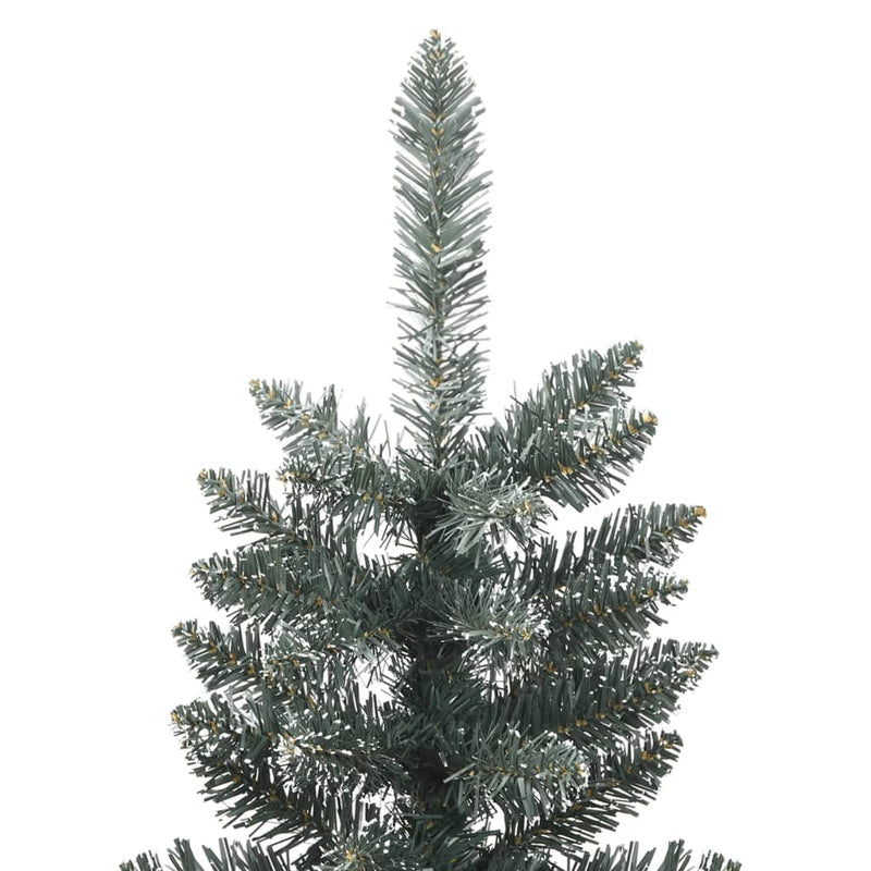 Afbeelding laden in galerijviewer, Vidaxl kunstkerstboom met standaard smal 240 cm pvc groen
