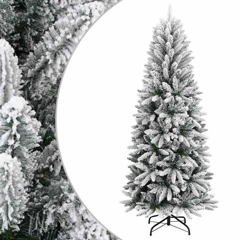 Afbeelding laden in galerijviewer, Vidaxl kunstkerstboom met sneeuw 180 cm pvc en pe
