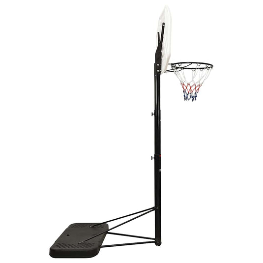 Vidaxl basketbalstandaard 258-363 cm polyetheen wit
