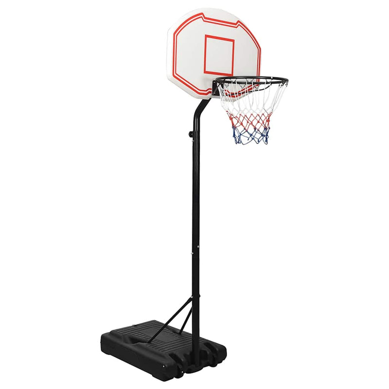 Afbeelding laden in galerijviewer, Vidaxl basketbalstandaard 237-307 cm polyetheen wit
