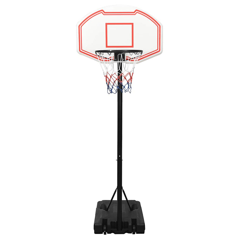 Afbeelding laden in galerijviewer, Vidaxl basketbalstandaard 237-307 cm polyetheen wit
