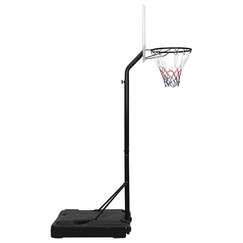 Afbeelding laden in galerijviewer, Vidaxl basketbalstandaard 237-307 cm polyetheen wit
