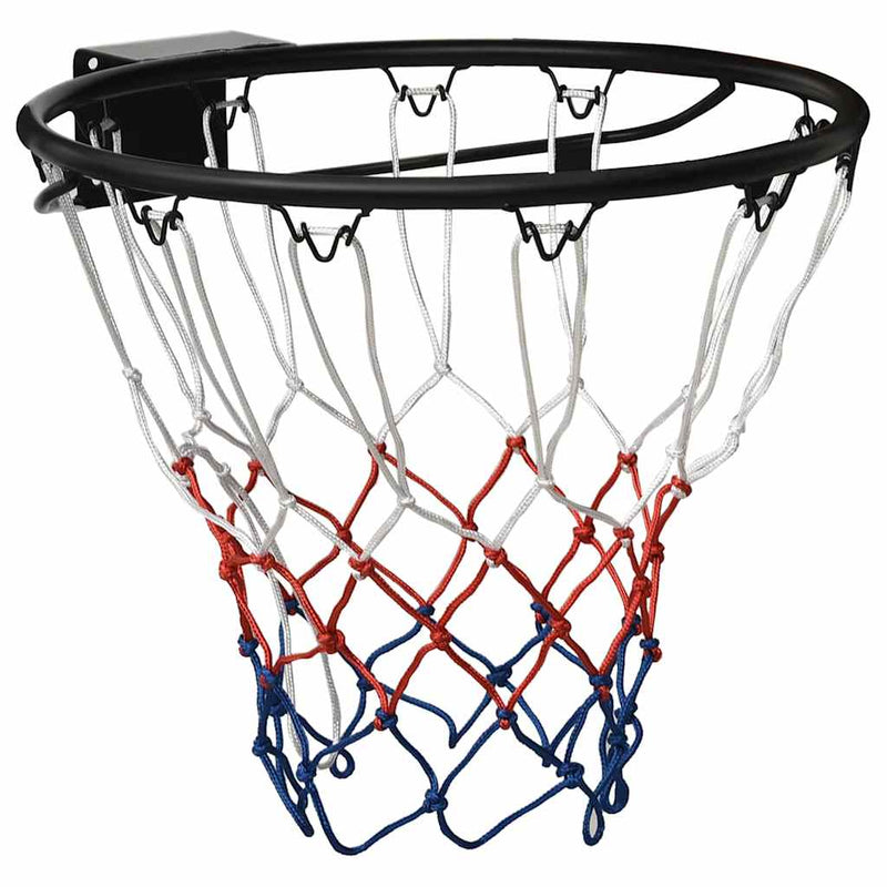 Afbeelding laden in galerijviewer, Vidaxl basketbalring 45 cm staal zwart
