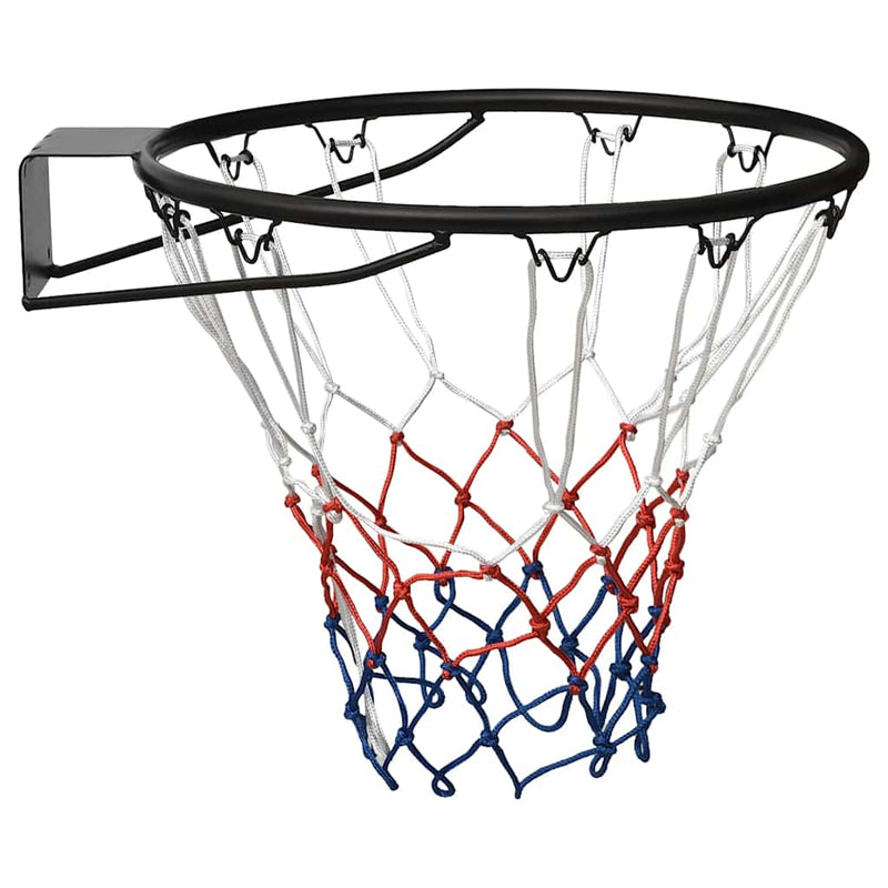 Afbeelding laden in galerijviewer, Vidaxl basketbalring 45 cm staal zwart
