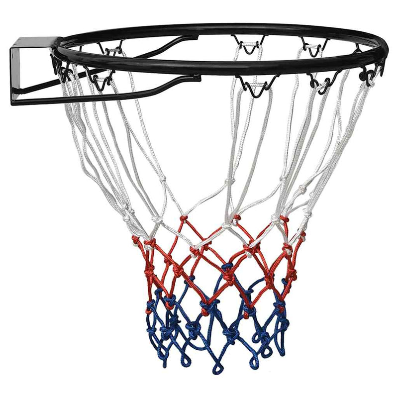 Afbeelding laden in galerijviewer, Vidaxl basketbalring 39 cm staal zwart
