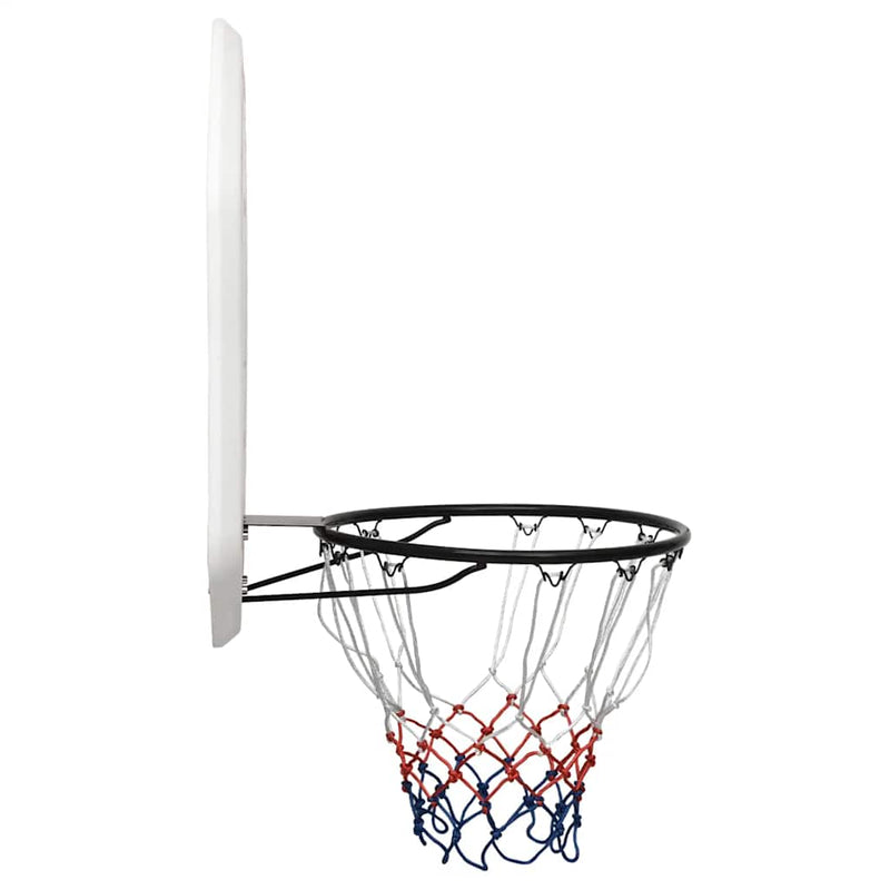 Afbeelding laden in galerijviewer, Vidaxl basketbalbord 109x71x3 cm polyetheen wit
