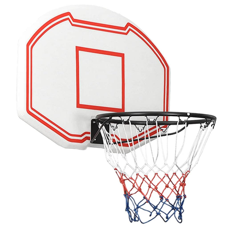 Afbeelding laden in galerijviewer, Vidaxl basketbalbord 90x60x2 cm polyetheen wit
