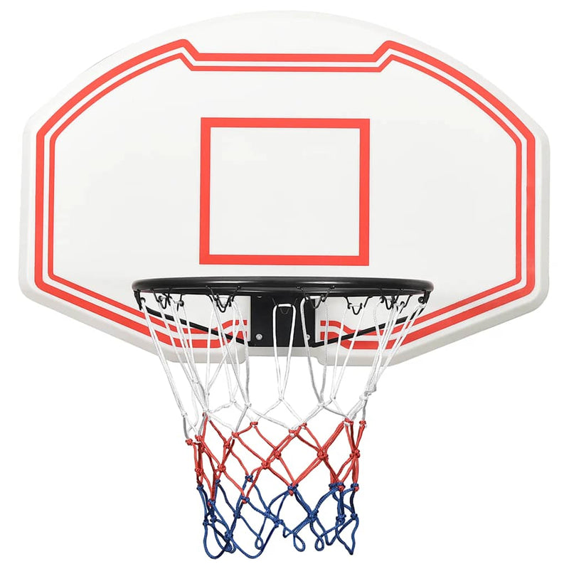Afbeelding laden in galerijviewer, Vidaxl basketbalbord 90x60x2 cm polyetheen wit
