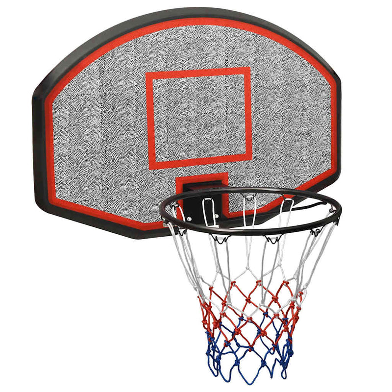 Afbeelding laden in galerijviewer, Vidaxl basketbalbord 90x60x2 cm polyetheen zwart
