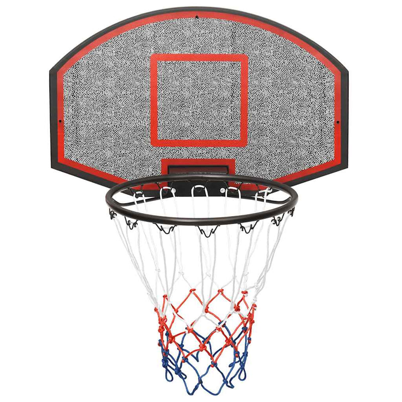Afbeelding laden in galerijviewer, Vidaxl basketbalbord 71x45x2 cm polyetheen zwart
