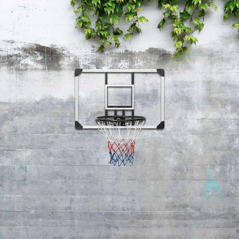 Afbeelding laden in galerijviewer, Vidaxl basketbalbord 90x60x2,5 cm polycarbonaat transparant
