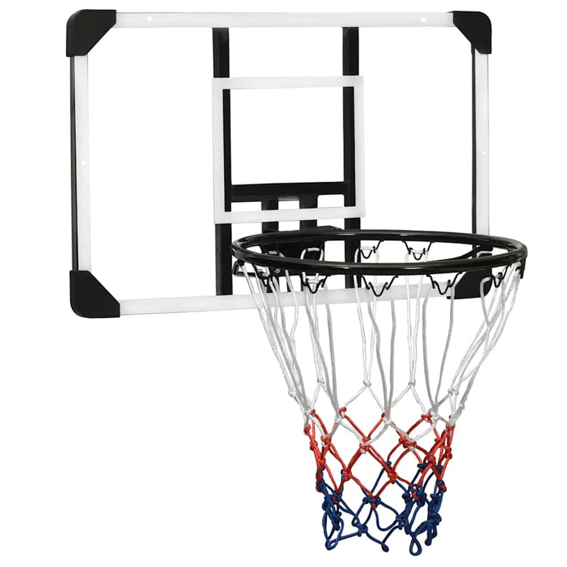 Afbeelding laden in galerijviewer, Vidaxl basketbalbord 71x45x2,5 cm polycarbonaat transparant
