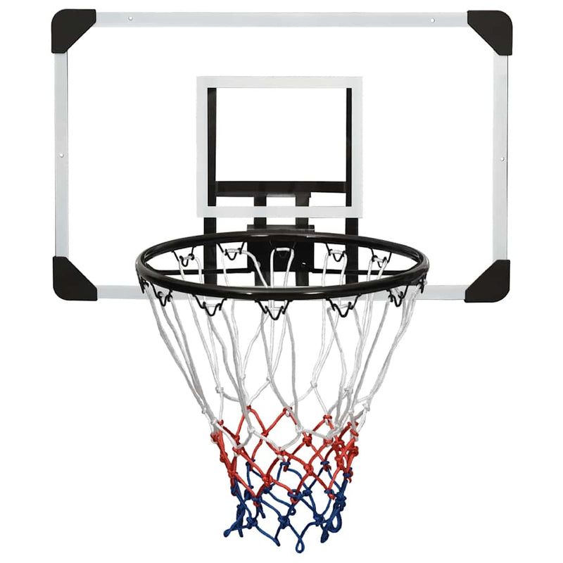 Afbeelding laden in galerijviewer, Vidaxl basketbalbord 71x45x2,5 cm polycarbonaat transparant

