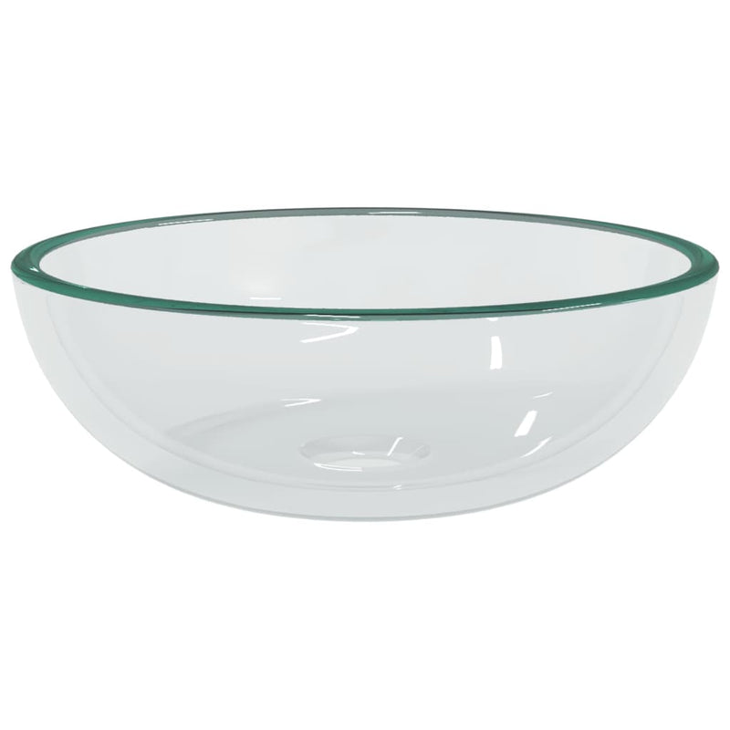 Afbeelding laden in galerijviewer, Vidaxl wasbak 35x12 cm gehard glas transparant
