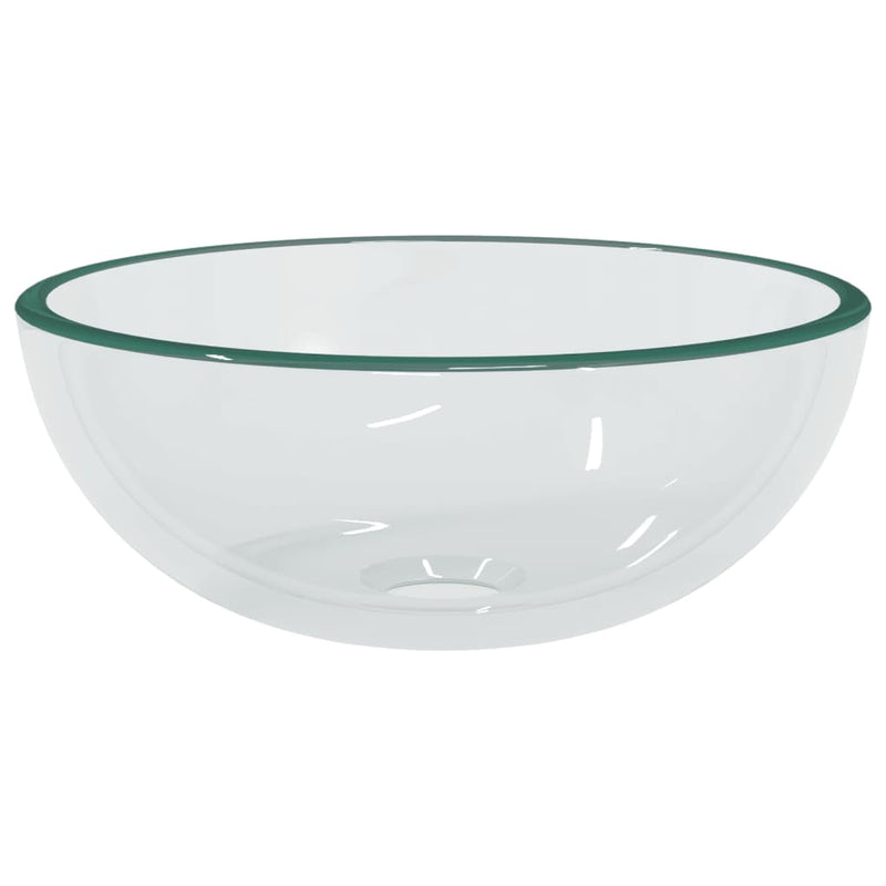 Afbeelding laden in galerijviewer, Vidaxl wasbak 30x12 cm gehard glas transparant
