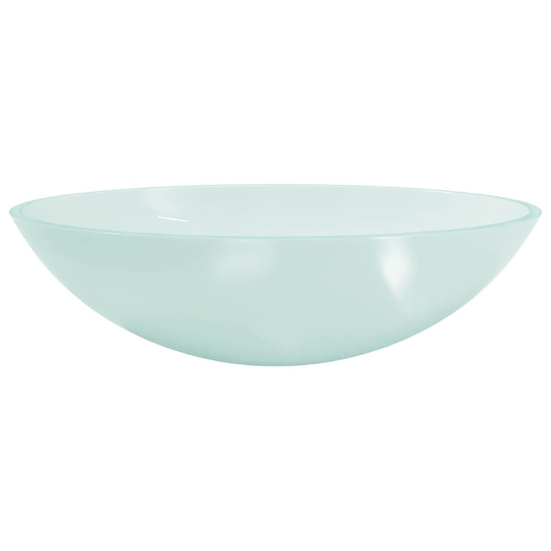 Afbeelding laden in galerijviewer, Vidaxl wasbak 50x37x14 cm glas mat
