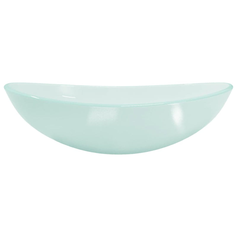 Afbeelding laden in galerijviewer, Vidaxl wasbak 54,5x35x15,5 cm gehard glas mat
