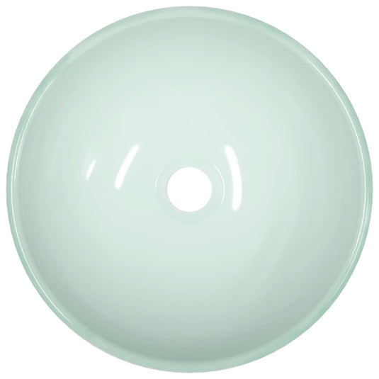 Vidaxl wasbak 35x12 cm gehard glas wit