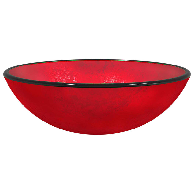 Afbeelding laden in galerijviewer, Vidaxl wasbak 42x14 cm gehard glas rood
