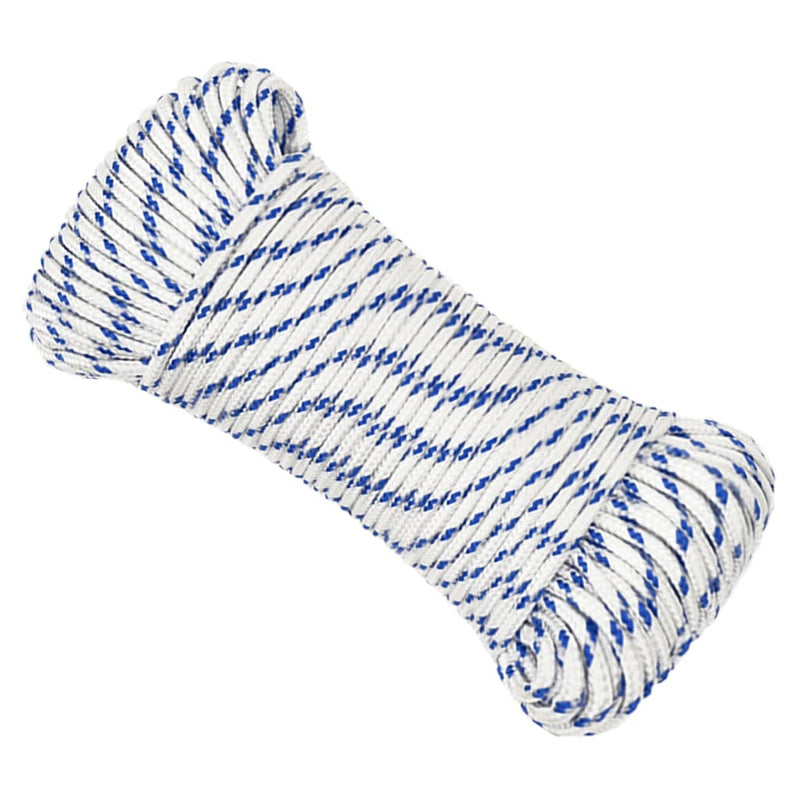 Afbeelding laden in galerijviewer, Vidaxl boot touw 3 mm 25 m polypropyleen wit
