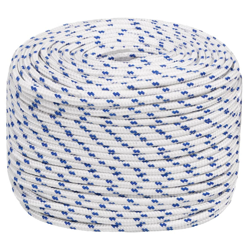 Afbeelding laden in galerijviewer, Vidaxl boot touw 6 mm 25 m polypropyleen wit
