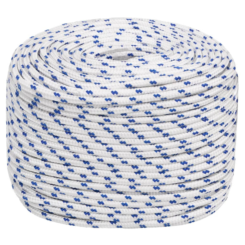 Afbeelding laden in galerijviewer, Vidaxl boot touw 10 mm 25 m polypropyleen wit
