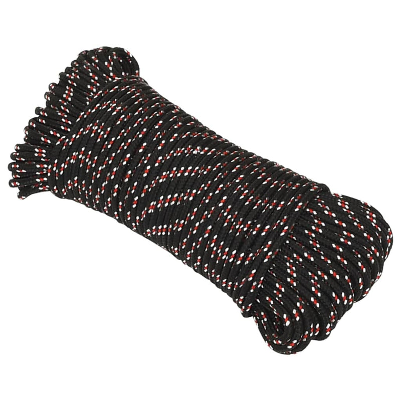 Afbeelding laden in galerijviewer, Vidaxl boot touw 3 mm 250 m polypropyleen zwart
