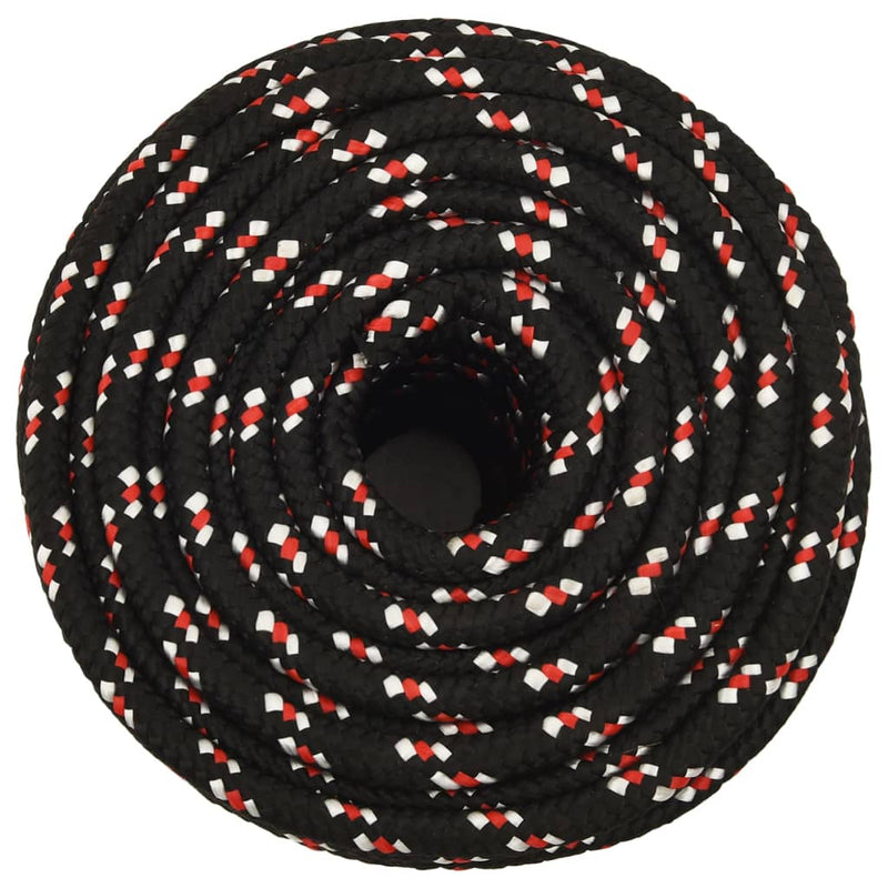 Afbeelding laden in galerijviewer, Vidaxl boot touw 14 mm 25 m polypropyleen zwart
