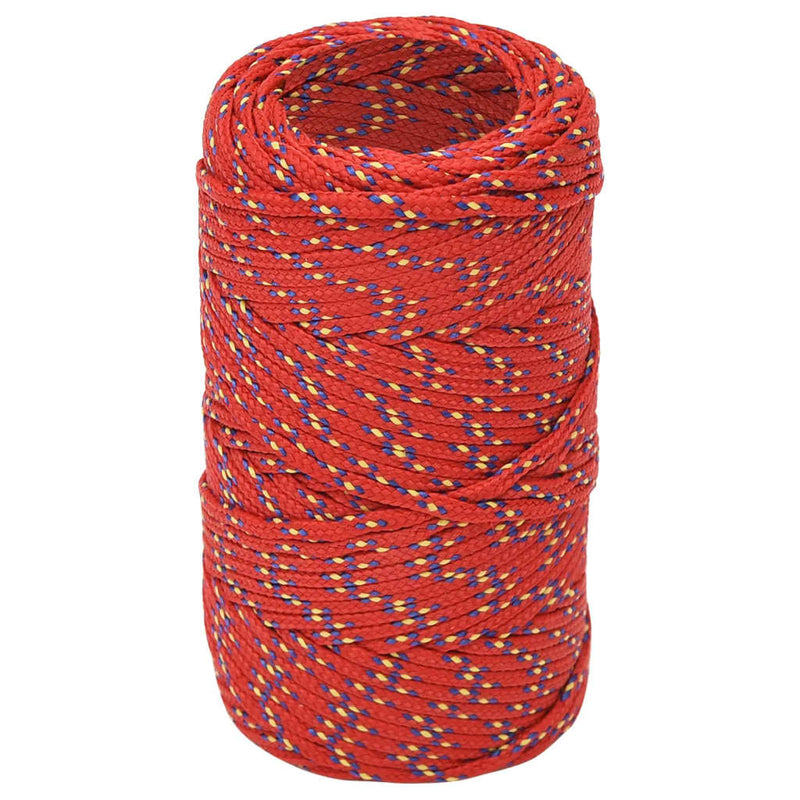Afbeelding laden in galerijviewer, Vidaxl boottouw 2 mm 250 m polypropyleen rood
