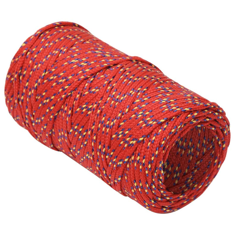 Afbeelding laden in galerijviewer, Vidaxl boottouw 2 mm 250 m polypropyleen rood
