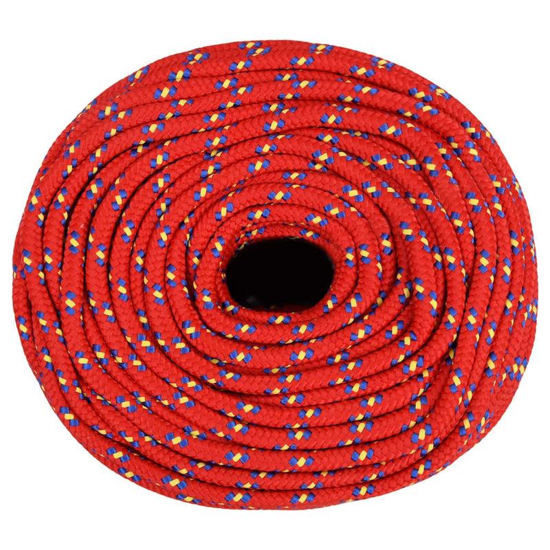 Afbeelding laden in galerijviewer, Vidaxl boottouw 8 mm 50 m polypropyleen rood
