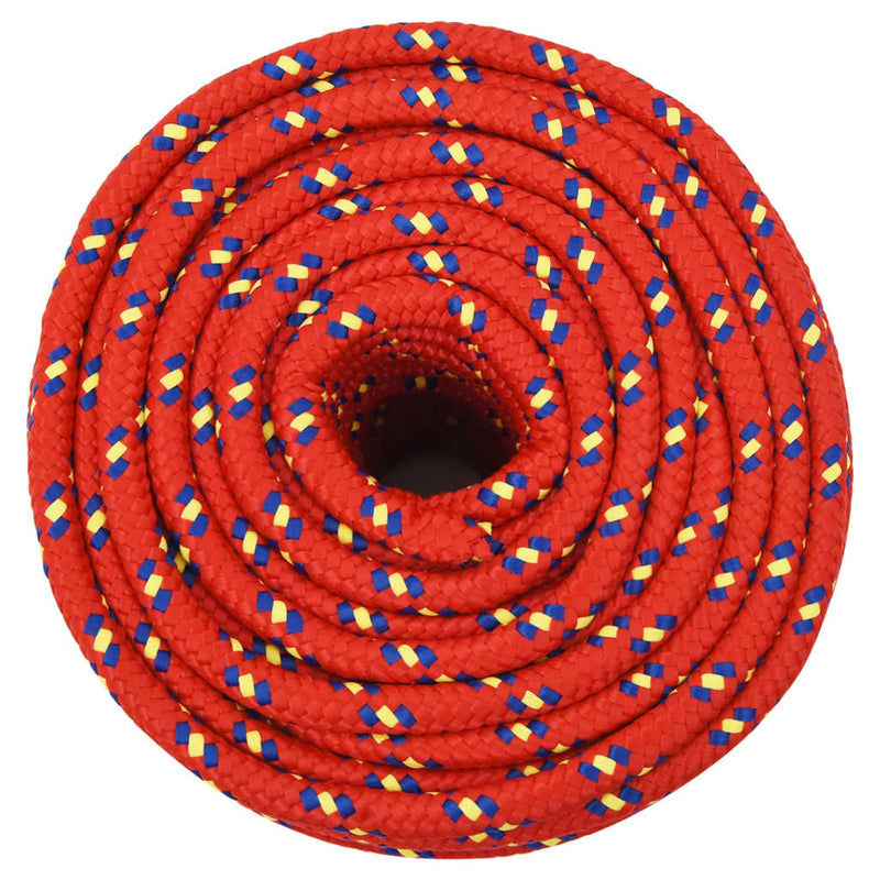 Afbeelding laden in galerijviewer, Vidaxl boottouw 14 mm 25 m polypropyleen rood
