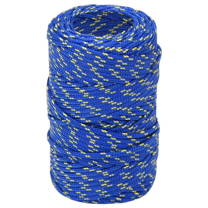 Afbeelding laden in galerijviewer, Vidaxl boottouw 2 mm 25 m polypropyleen blauw
