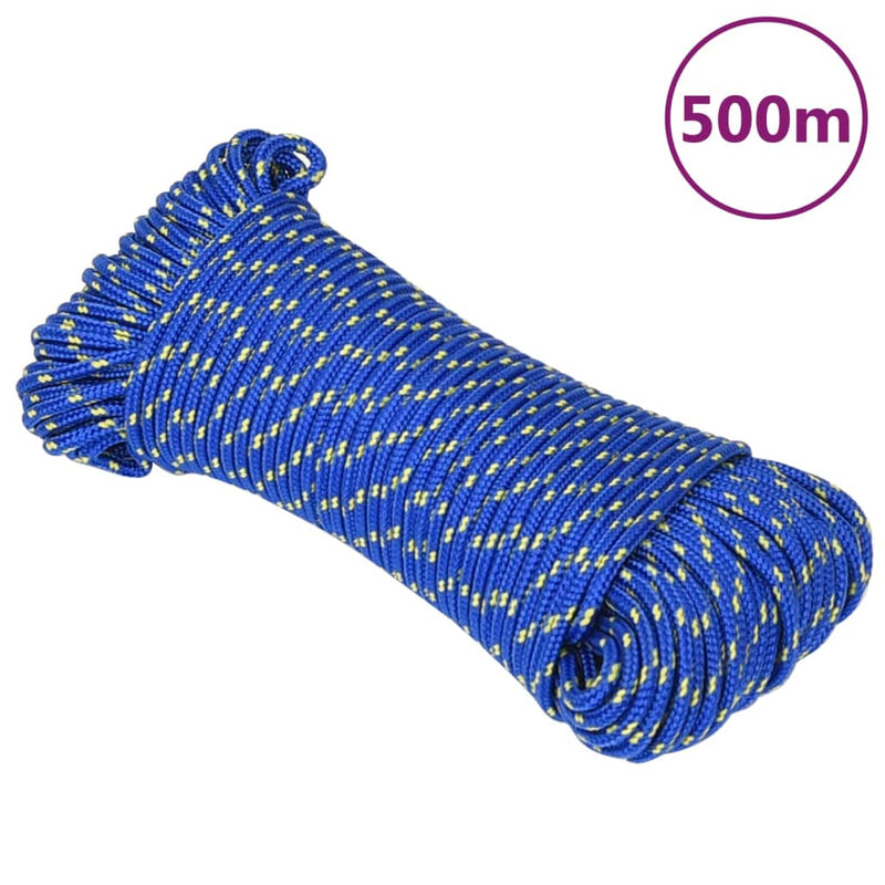 Afbeelding laden in galerijviewer, Vidaxl boottouw 3 mm 500 m polypropyleen blauw
