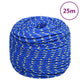 Vidaxl boottouw 6 mm 25 m polypropyleen blauw