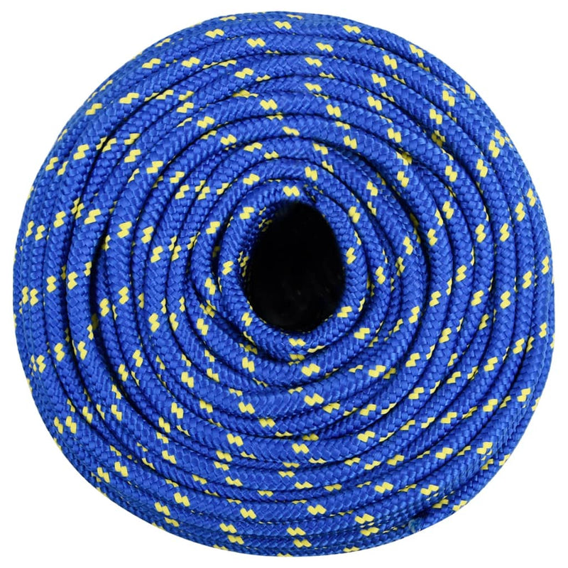 Afbeelding laden in galerijviewer, Vidaxl boottouw 8 mm 50 m polypropyleen blauw
