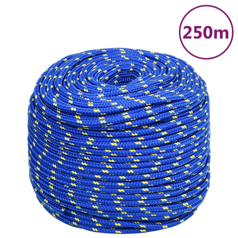 Afbeelding laden in galerijviewer, Vidaxl boottouw 8 mm 250 m polypropyleen blauw
