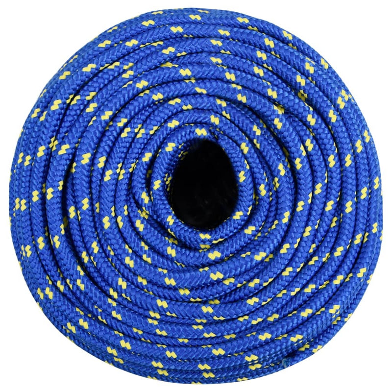 Afbeelding laden in galerijviewer, Vidaxl boottouw 10 mm 25 m polypropyleen blauw
