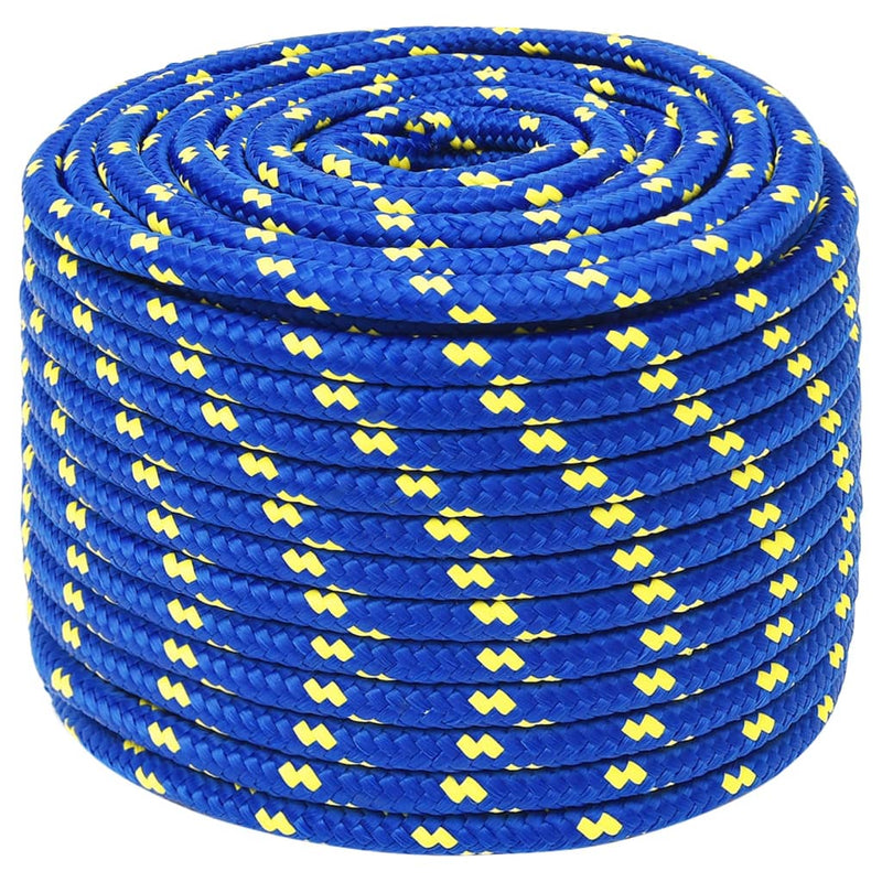 Afbeelding laden in galerijviewer, Vidaxl boottouw 14 mm 25 m polypropeen blauw

