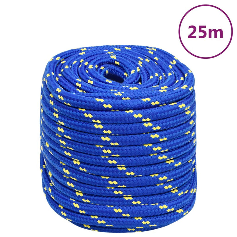 Afbeelding laden in galerijviewer, Vidaxl boottouw 18 mm 25 m polypropeen blauw
